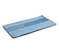 Dekohelden24 Bath Towel/Bath Towel/Beach Towel in Light Blue with German Text Heute ist Dein Tag - Heute ist Dein Tag - 100% Cotton, Size L/W: Approx. 70 x 140 cm