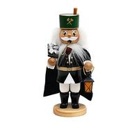 Dekohelden24 Beautiful Smoking Man with Cape Approximately 17 cm Bergmann mit Erzbrett Incense Holder