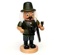 Dekohelden24 Funny Smoking Man Figurine, 19 cm, Jäger Incense Holder