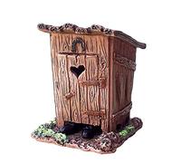 Dekohelden24 HandArt 141018 Ceramic Incense House Silent Orten 7 x 7.5 x 9.5 cm