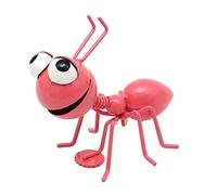 Dekohelden24 Metal ant with magnet/fridge magnet in pink, dimensions (L x W x H): 7 x 7.5 x 8.5 cm