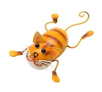 Dekohelden24 Metal Cat with Magnet/Fridge Magnet Dimensions (L x W x H): 15.5 x 10 x 5 cm