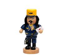 Dekohelden24 Wooden Smoker Postman L x W x H: 8 x 7 x 16 cm