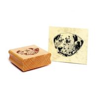 Dekolando Dalmatian Dog Wooden Stamp 48 x 39 mm