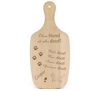 Dekolando Decorative Dog Sign Gift Dog Basset Hound - Everything Doof- Dog Signs Dog Owner Dog Mum Dog Dad Dog Lover Dog Holder