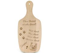 Dekolando Decorative Dog Sign Gift Dog Grossspitz - Everything Doof- Dog Signs Dog Owner Dog Mum Dog Dad Dog Lover Dog Holder