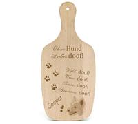 Dekolando Decorative Dog Sign Gift Dog Iceland Dog - Everything Doof- Dog Signs Dog Owner Dog Mum Dog Dad Dog Lover Dog Holder