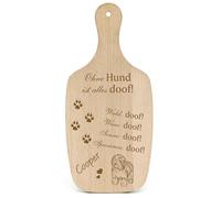 Dekolando Decorative Dog Sign Gift Dog Polish Shepherd - Everything Doof- Dog Signs Dog Owner Dog Mum Dog Dad Dog Lover Dog Holder