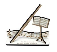 DEKOLANDO Decorative Stand Money Gift Bassoon - Gift for Musicians with Desired Text - Bassoon Artist & Bassoon Artist - Classic Chamber Music Film Music Gift Idea