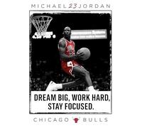 Dekomundo Michael Jordan 23 Motivation Poster Basketball Sport Idol Art Print 50 x 70 cm