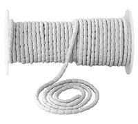 dekondo Lead Tape Lead Cord Weight for Curtains and Curtains, Fabrics, White, Various Lengths, Various Weights (50 g/m, 10)