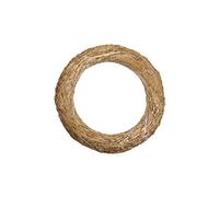 DekoPrinz® Straw Wreaths, Pack of 1, 50 cm Diameter, 8 cm Thick, Straw Romans, Door Wreath, Decorative Wreath, Blank Wreath, Straw Ring