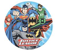 Dekora - 160137 DC Justice League Cake Topper Made of Edible Paper | Made of Rice Paper | 20 cm