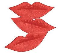 dekora - 200 Edible Wafer Lips for Cakes, Cupcakes & Desserts, Red Lip Cake Decorations, Gluten-Free, Lactose-Free, Vegetarian, Valentine’s Day Baking Toppers