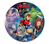 Dekora 236038 Avengers Edible Sugar Wafer Cake Topper 20cm