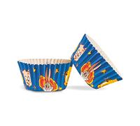 Dekora - 339237 Cupcake Cases with Looney Toons Design - 50 Units, Paper, Ø 5 x 3 cm