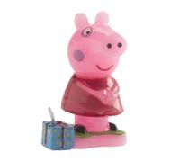 Dekora Birthday Cake Candles with Peppa Pig Design-Size 7.5 cm, Wax, Multicoloured, 4x8x15 cm