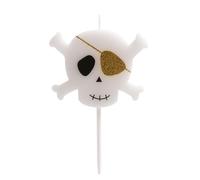 dekora | Birthday Candle | Unscented | Pirate Design | Perfect for Children's Celebrations