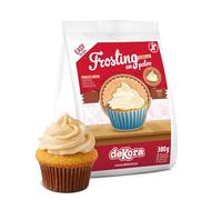 dekora Buttercream Style Frosting & Icing Mix 300 g, Vanilla Flavour, Easy to Use, Just Add Water, Perfect for Decorating Cakes, Cupcakes & Cookies