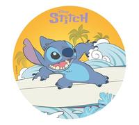 Dekora - Children's Birthday Cake Decoration - Edible Stitch Cake Topper 20 cm Wafer Paper for Cake Decorating - Gluten Free, Lactose Free, And No Sugar Added - Suitable for Vegetarians