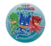 Dekora Compatible with Pj Masks Round 20cm 8 inch Edible Wafer Cake Topper