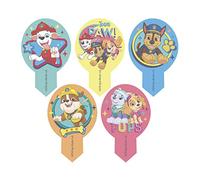Dekora - Dekora Pin Edible Decoration for Cakes, Cupcakes or Children's Birthday Cakes - 10 Paw Patrol Edible Wafers - Size 6.5x4 cm
