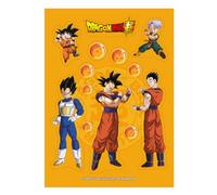 Dekora, Dragon Ball Edible Wafer Paper for Cake Decorating, Cutting Sheet with Goku and Dragon Balls, Cake Toppers for Birthday Parties and Desserts, Gluten Free, Easy to Apply, A5