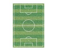 Dekora, Edible Football Pitch Cake Topper, Wafer for Thematic Cake, Perfect for Children's Birthday Cake, A5