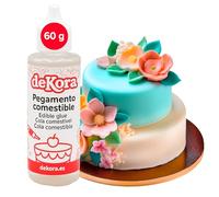 dekora - Edible Glue - Food Adhesive for Fondant, Cake and Cookie Decorations - Clear, Tasteless, Fast Drying - With Precise Dispensing - Ideal for Baking