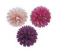 Dekora - Edible Pom Poms Cake Decorations, Decorative 3d Edible Pom Poms Topper Of 4.5 Cm - Assorted Color