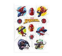 Dekora for Spiderman fans Edible Cake Cupcake Decorations 12 Designs Licenced Product.