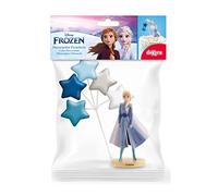 Dekora - Frozen Kit - Elsa Birthday Cake Topper - 3 Pieces Cake Topper - Children's Decoration for Cake or Dessert