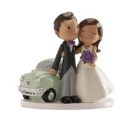 dekora Just Married Car Wedding Cake Figure, Multicoloured, 160 x 115 x 150 mm