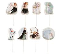 dekora - Kit for decorating Disney Frozen Cupcakes or Cakes - Paper Cake Toppers - 8 Models 16 Units