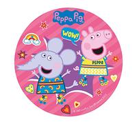 Dekora - Peppa Pig Birthday Cake Topper, Edible Disc - 20 Cm, 236044