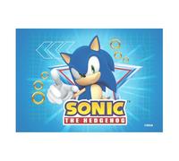 Dekora, Sonic Edible Wafer, Cake Topper Sheet, Birthday Cake Decoration for Kids, A5 Size