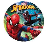 Dekora - Spiderman Birthday Cake Decorating Edible Disc, Spiderman cake toppers - 20 Cm,236040