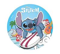 Dekora, Stitch, Wafer Disc for Cake, Edible Cake Topper for Children's Birthday Cake, Round 20 CM