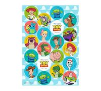 dekora, Toy Story Edible Mini Wafer Cupcake Toppers, Edible Cake Decorations for Cookies & Muffins, Buzz Lightyear & Woody Design, Gluten-Free, Easy to Use Party Supplies, Pack of 20, 3.4 CM