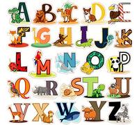DEKOSH Alphabet Wall Decals - Colorful ABC Wall Stickers for Kindergarten, Classroom & Baby Nursery