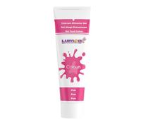 Dekozauber24 Food Colouring Gel, 30g, vegan, sugar free, tube for fondant, drinks, and other sugar paste (Pink, 30g)