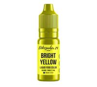 Dekozauber24 Yellow food colouring - 11 ml highly concentrated and food-safe liquid food colouring for cakes, drinks, fondant & more - vegan, sugar free and taste neutral