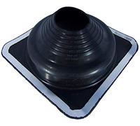 DEKTITE #6 (DFE106B) SQUARE BLACK EPDM Flexible Pipe Flashing (Roof Jack, Pipe Boot Flashing) Dektite for OD pipe sizes 5" - 9"