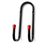 Dekton 1 PC 100 MM Tubular Double Hook | Durable Hook with Scratch-Resistant Plastic Coating | Ideal for Hanging Ladders, Bicycles, Tools, Hoses & Furniture | Rubber End Caps to prevent Scratches
