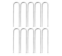 Dekton 10 PC U-Hooks | Ideal for Camping, Gardening & Construction | 10-Piece Set for Securing Tents, Tarpaulins, & Ground Sheets | Durable and Easy to Use | Perfect for Outdoor & DIY Projects
