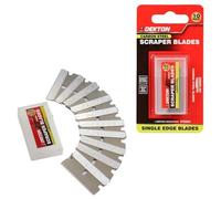 DEKTON 10 PCS Razor Single Edge Blade Set - Premium Stainless Steel Replacement Blades for Scraping, Cutting, Crafts, Home Projects, and Professional Use