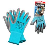 Dekton 10/XL Flexi Grip Latex Coated Working Gloves | Ultimate Protection for DIY and Tradesmen | Ultra Grip Material | CE Cat 2 and EN388 Certified | Ideal for Protection in Various Task