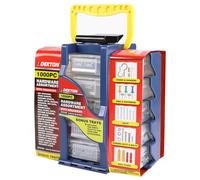 Dekton 1000PC Hardware Kit | Comprehensive Assortment of Screws, Nuts, Bolts, Washers & Anchors | Organized Storage Box | Ideal for DIY, Home Repair, & Professional Use | Durable & Corrosion-Resistant