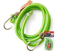 Dekton 10mm Elastic Stretch Bungee Cords Hooks Cables Tie Down Rope 2Pc 24"