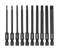 DEKTON 10Pc 100mm S2 Steel Impact Bits T7-T40